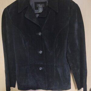 Genuine Suede Leather Jacket Size L